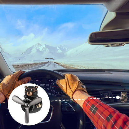 Auto Diffusor Bär Pilot mit Dufttabletten für Lüftung