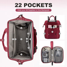 Damen Rucksack 17 Zoll Laptoptasche Schulrucksack