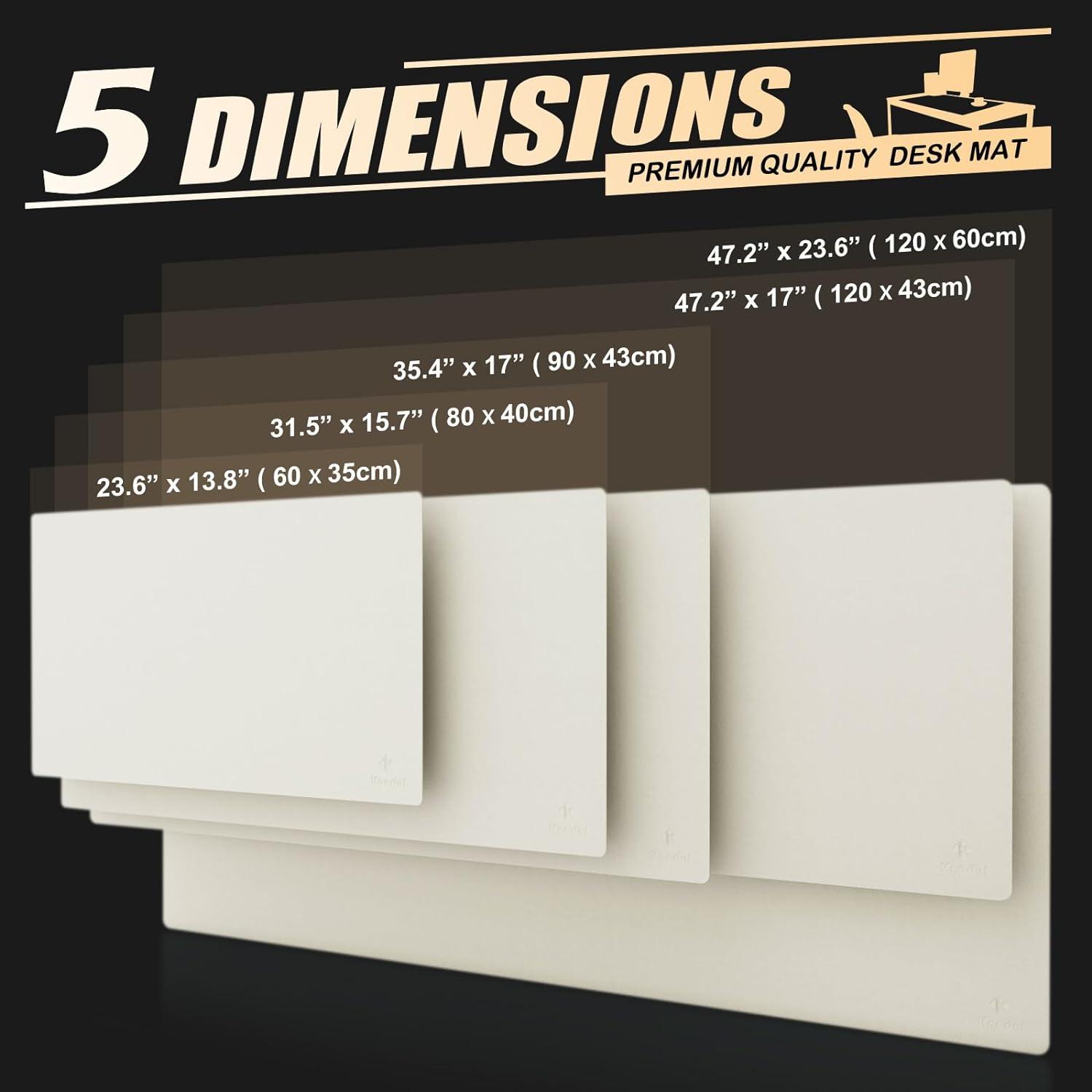 Knodel Tischunterlage PVC doppelseitig 90x43cm weiß/beige