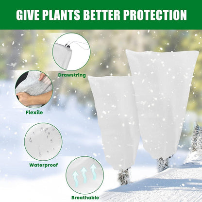 Winterschutz für Pflanzen 2er Set 60x80cm Frostschutz Vlies
