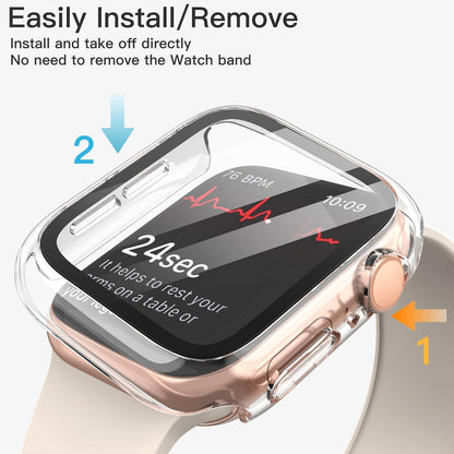 JETech Apple Watch SE Series 6 5 4 40 mm Hülle Displayschutz 2 Stück