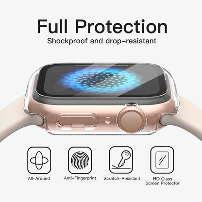 Schutzhülle Displayschutz Apple Watch SE Series 6 5 4 40mm Transparent 2er