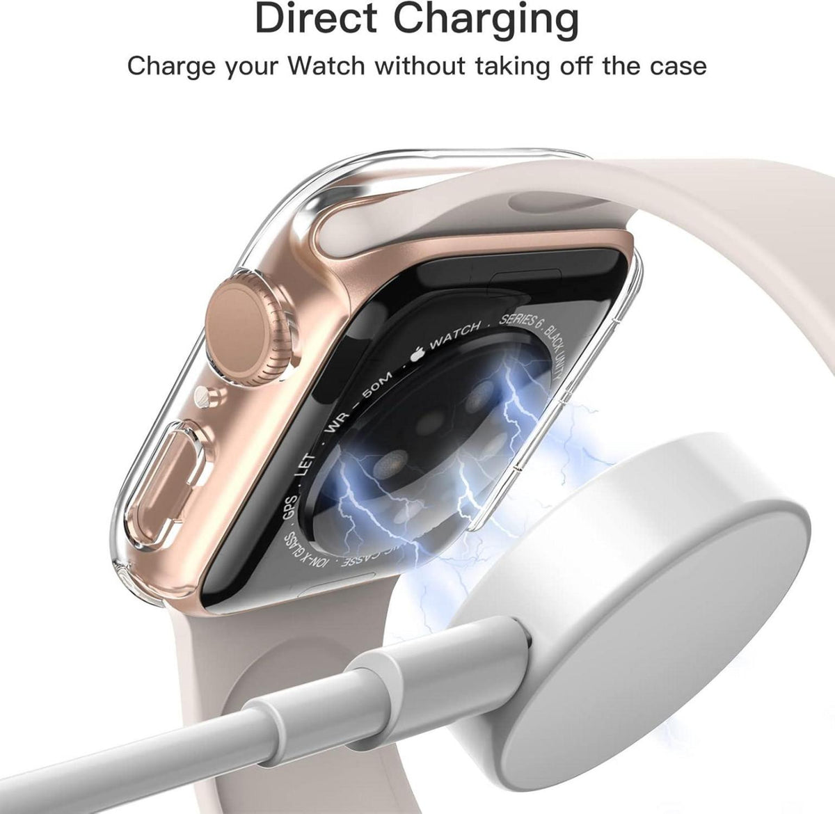 Schutzhülle mit Displayschutz Apple Watch SE Series 6 5 4 40 mm 2er
