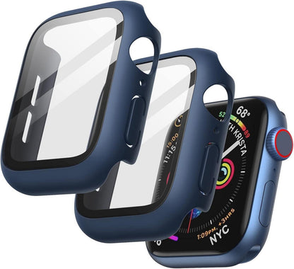 Displayschutz Hülle Apple Watch SE Series 6 5 4 40mm Blau