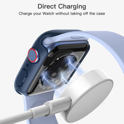 Displayschutz Apple Watch SE Series 6 5 4 40mm Schutzhülle Blau