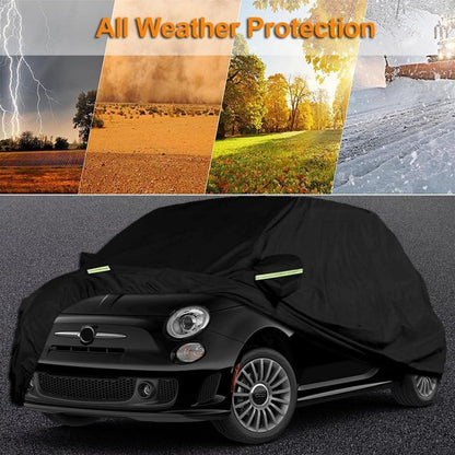 Wasserdichte Autoabdeckung Fiat 500 500C 500E Abarth 2007-2026