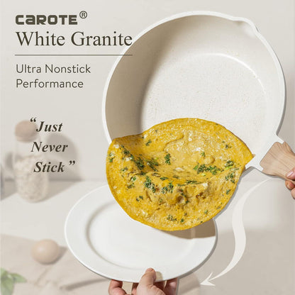 CAROTE Topfset 11-teilig, Antihaft-Beschichtung, Induktion