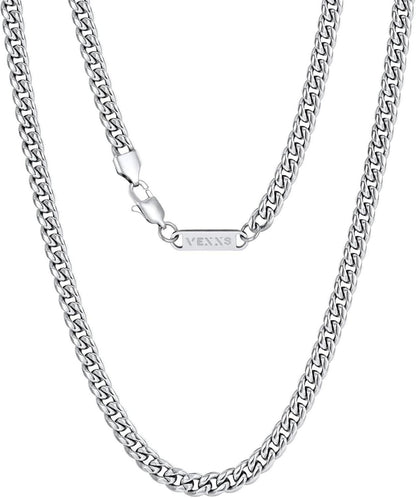Panzerkette Herren 18K Gold Cuban Halskette Hip Hop Nickel-frei
