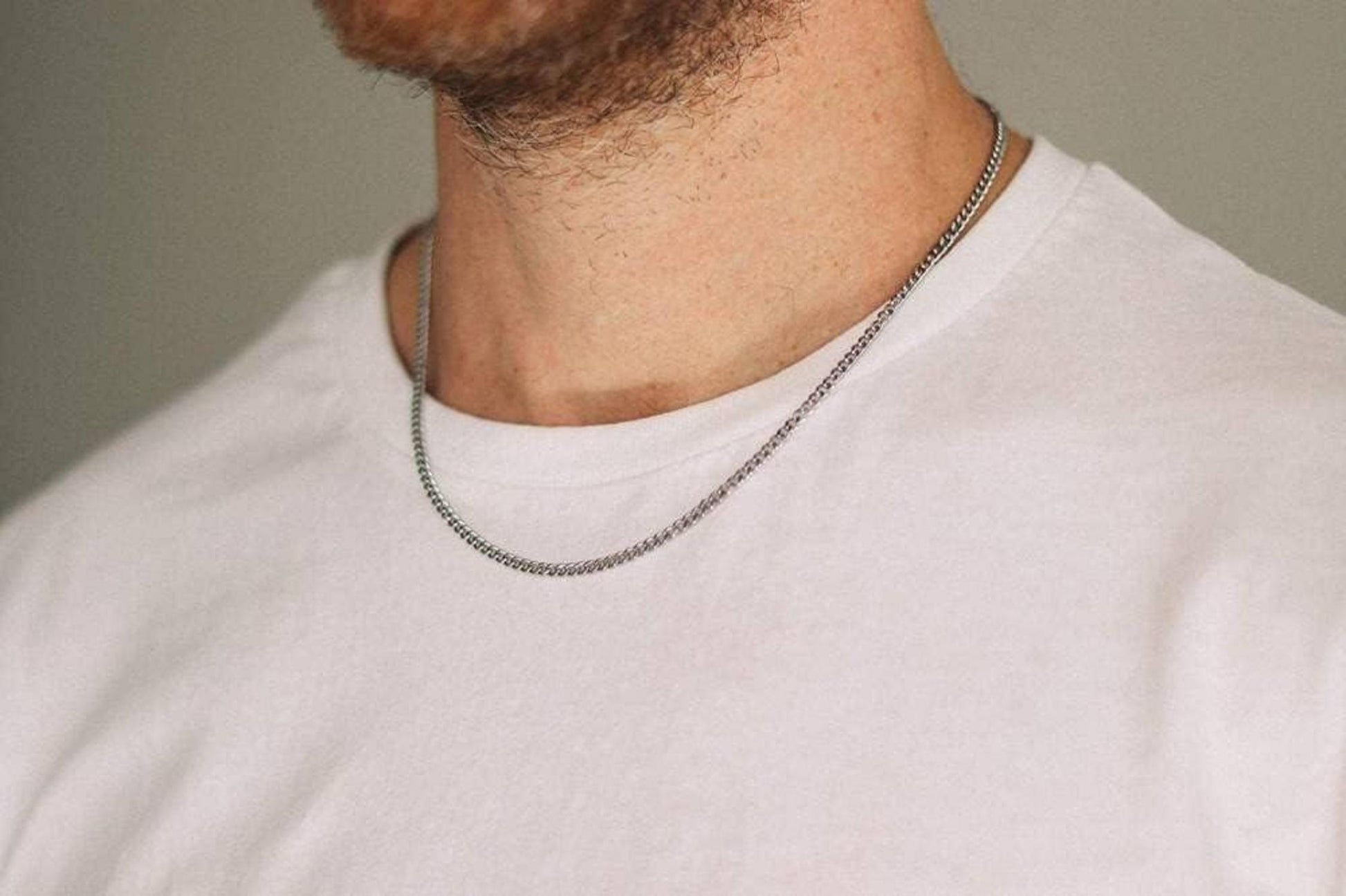 Panzerkette Herren 18K Gold Cuban Halskette Hip Hop Nickel-frei