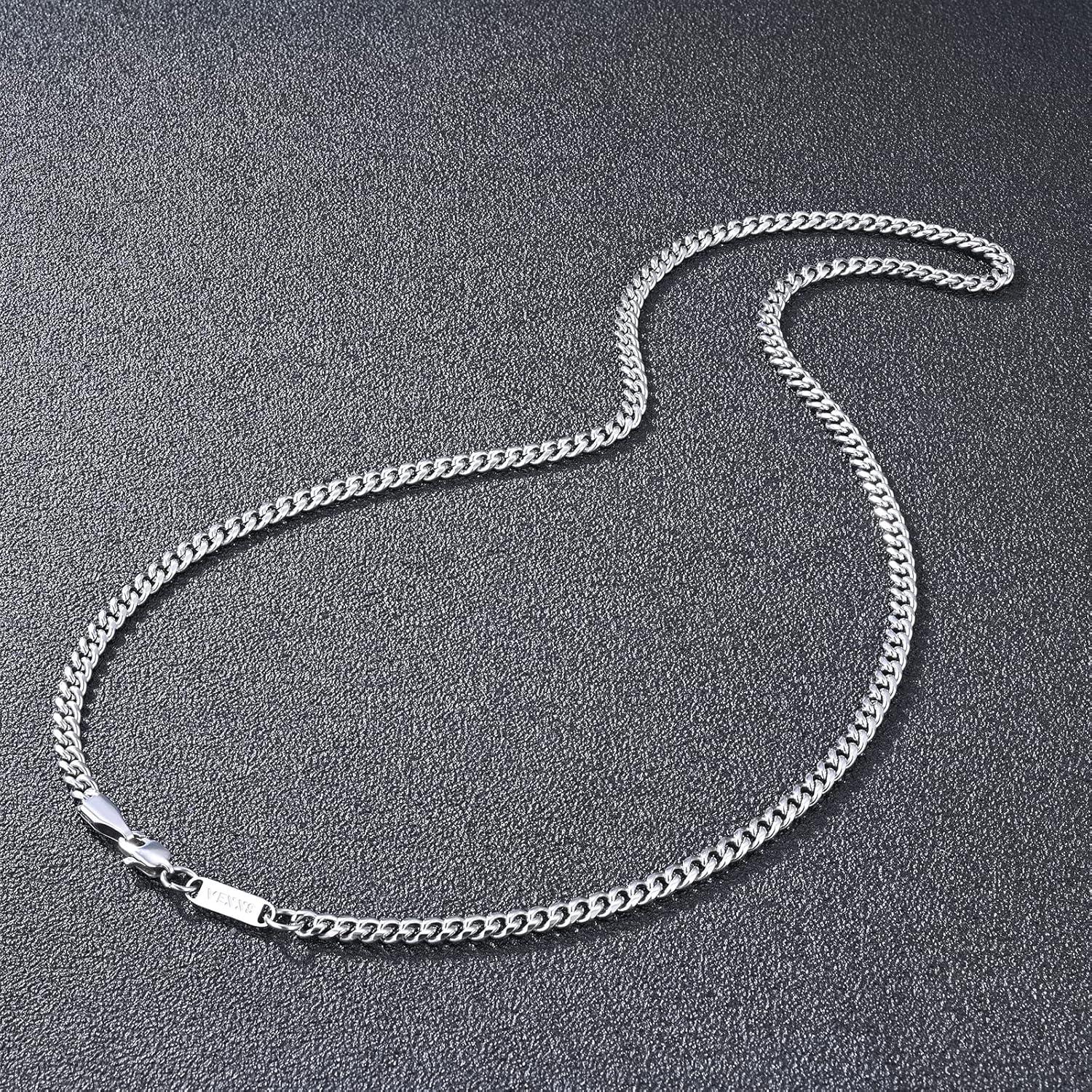Herren Panzerkette 18K Gold beschichtet Miami Kubanische Gliederkette Kette