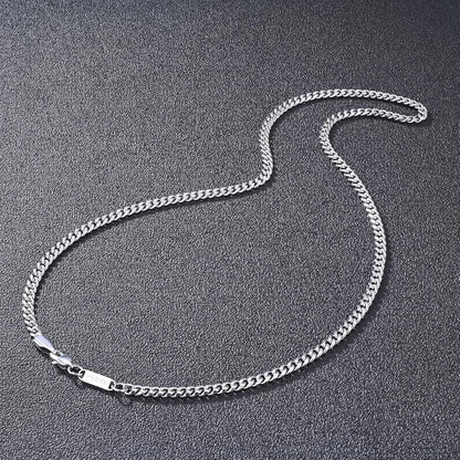 Herren Panzerkette 18K Gold beschichtet Miami Kubanische Gliederkette Kette