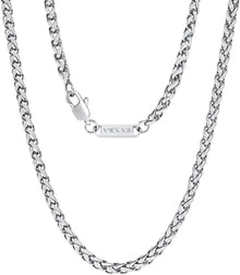 VEXXS Herren Panzerkette 18K Vergoldet Cuban Link Chain 3/4mm