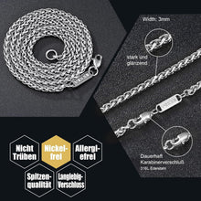 Herren Halskette Panzerkette 18K Gold Vergoldet Miami Hip