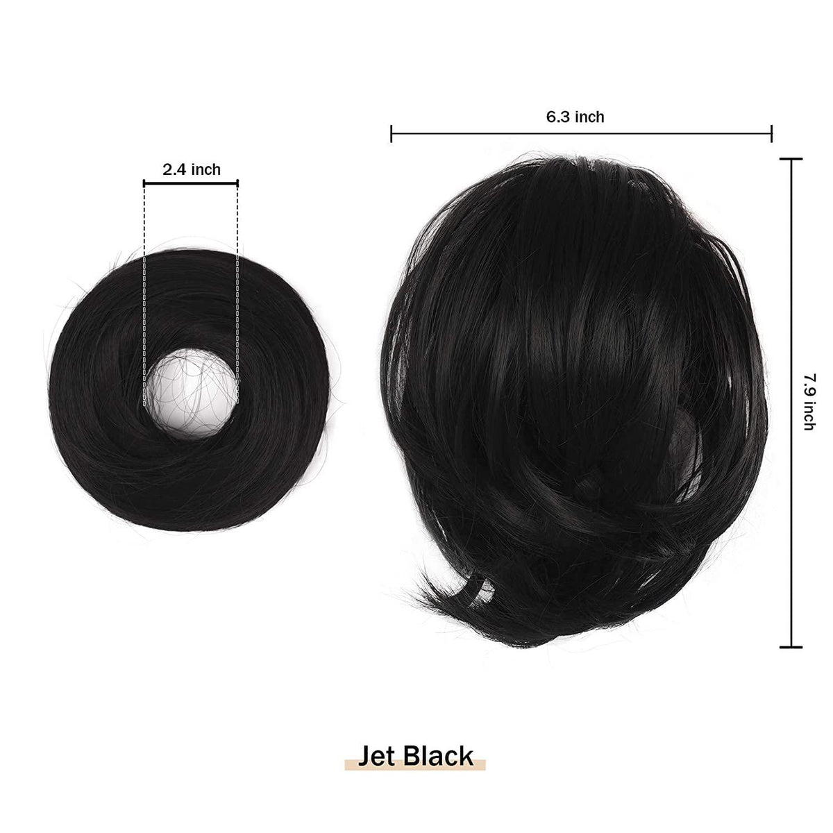 BARSDAR Haarteil Hair Extensions Pferdeschwanz-Verlängerung