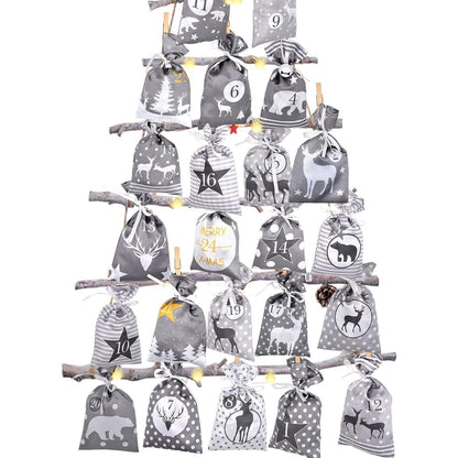 Adventskalender zum Befüllen Groß mit 24