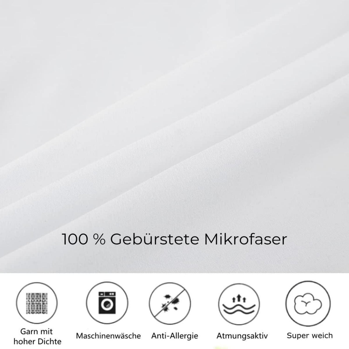 Gothic Schädel Bettwäsche-Set 135x200cm, 4-teilig