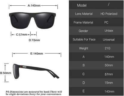 Polarisierte Sonnenbrille Herren/Damen Vintage Design HD-Pilotgläser UV-Schutz Sonnenbrille
