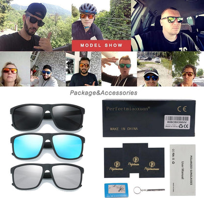Polarisierte HD-Pilotgläser Sonnenbrille Herren Damen Vintage Stil
