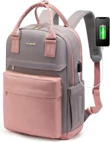 Rucksack Damen 15,6 Zoll Laptop Wasserdichter Daypack
