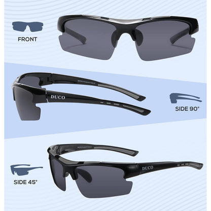 Polarisierte Sport Sonnenbrille TR90 Rahmen für Herren