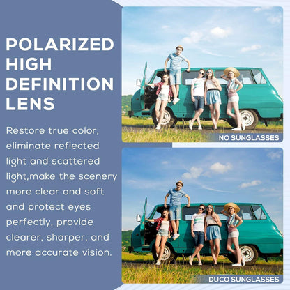 Polarisierte Sport Sonnenbrille TR90 Rahmen für Herren