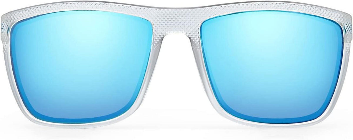 Polarisierte TR90 Sonnenbrille Herren UV400 Schutz Blau