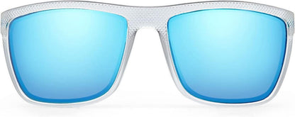 Polarisierte TR90 Sonnenbrille Herren UV400 Schutz Blau