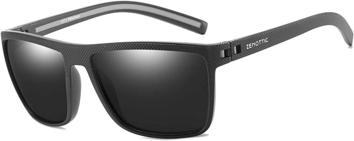 Polarisierte Sonnenbrille Herren TR90 Rahmen UV400 Schutz Quadrat