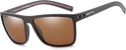Polarisierte Sonnenbrille Herren Leichte TR90 Rahmen UV400 Schutz