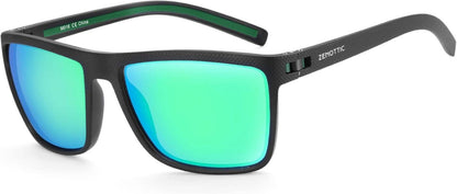 Polarisierte Sonnenbrille Herren TR90 Rahmen UV400 Schutz quadratische