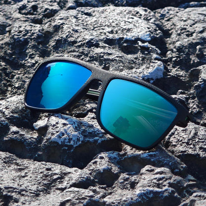 Polarisierte Sonnenbrille Herren TR90 Rahmen UV400 Schutz Quadrat