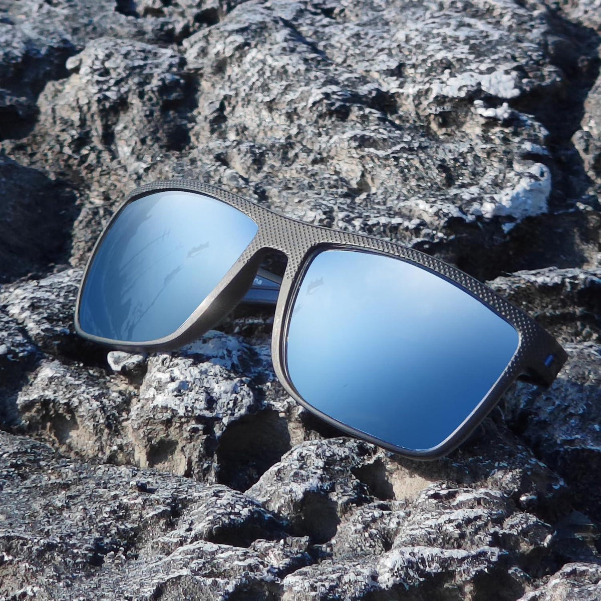 Polarisierte Sonnenbrille Herren TR90 Rahmen UV400 Schutz quadratisch