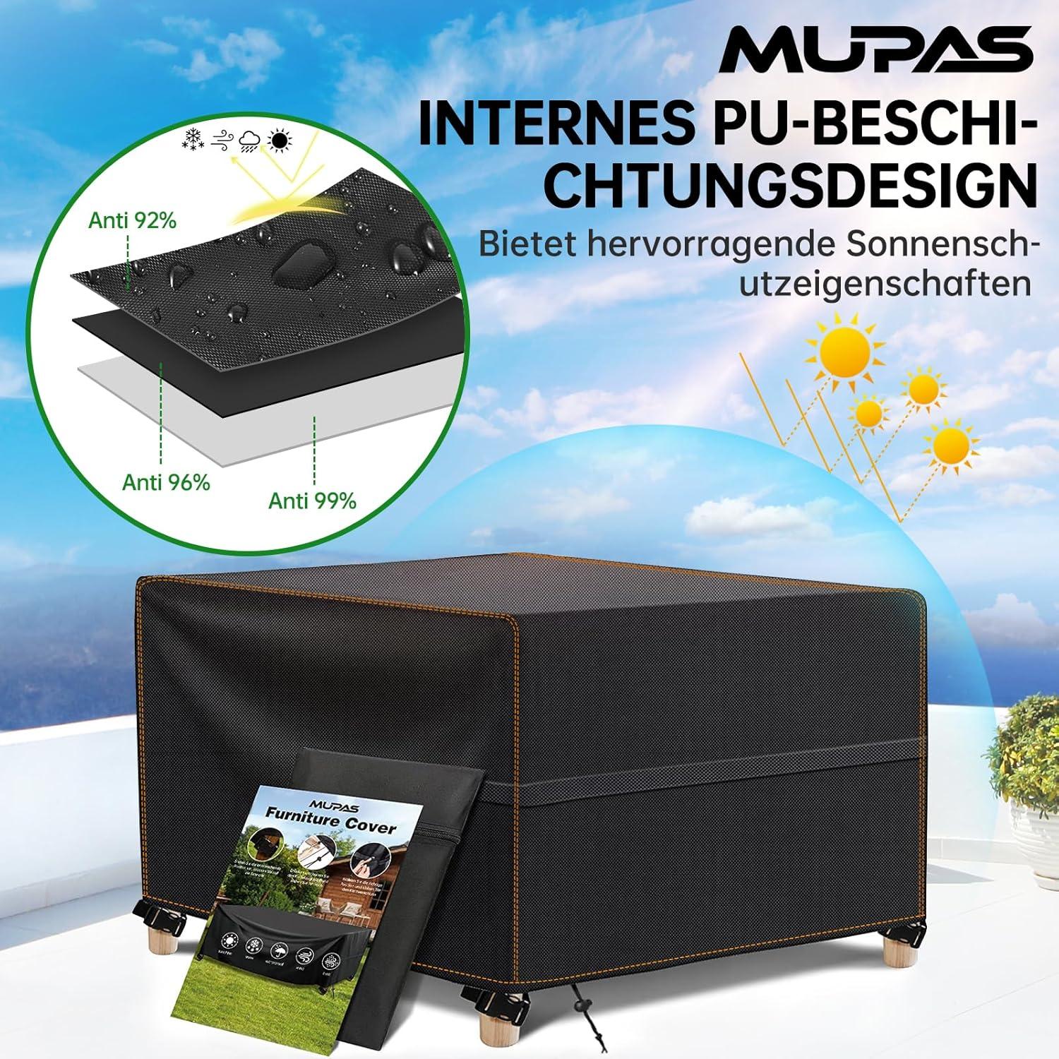 Abdeckhaube Gartenmöbel 420D Oxford Wasserdicht Winddicht 125x125cm