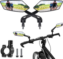 Fahrradspiegel 2 Stück 360° Rückspiegel Universal für Lenker 22mm-25mm
