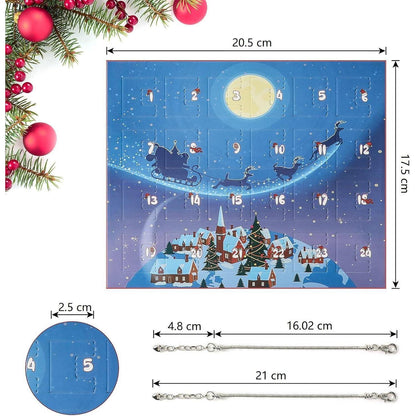 Adventskalender Mädchen DIY Halsketten Weihnachtsgeschenk