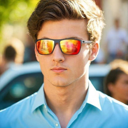 Polarisierte TR90 Sonnenbrille Herren UV400 Schutz