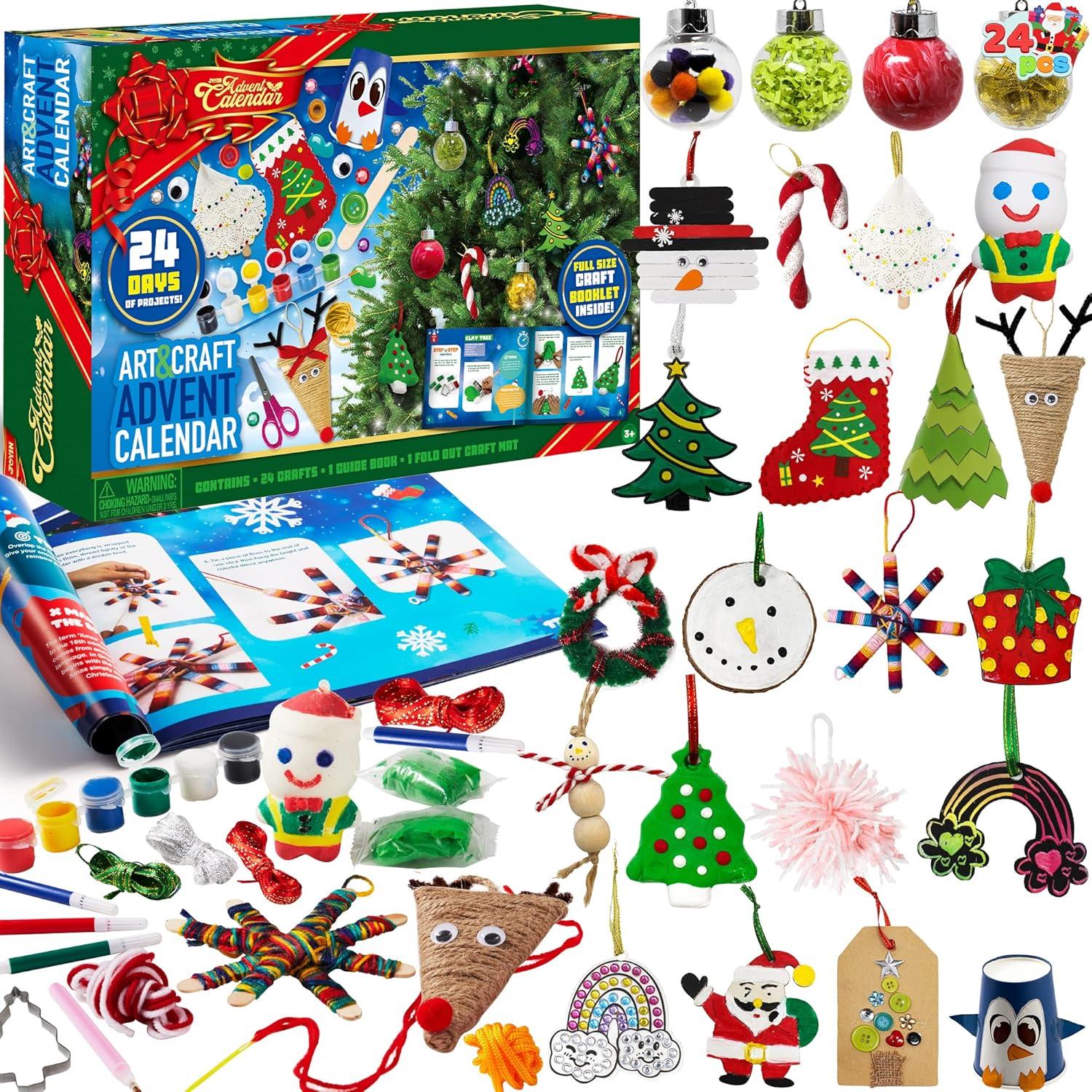 Adventskalender 24 Tage Weihnachten Kinder Kunst Handwerk