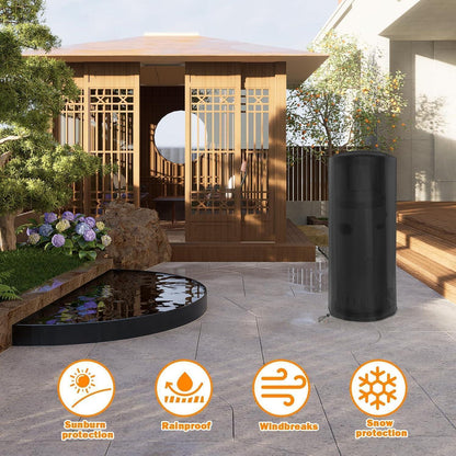 Terrassenheizer Abdeckung 50x50x120cm – Schutzhülle für Heizstrahler