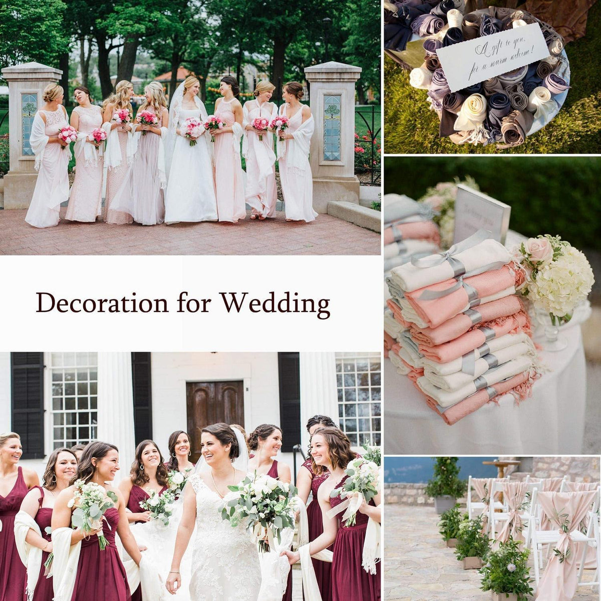 Damen Schal Festlich Pashmina Beige für Abendkleid Hochzeit