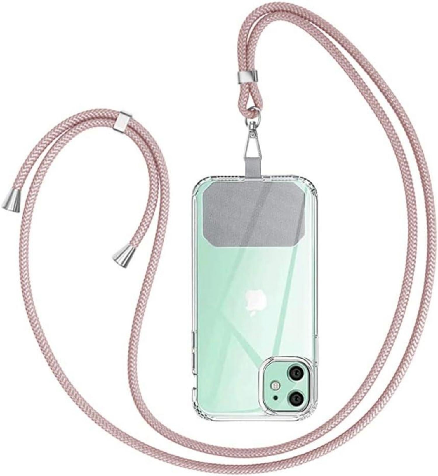 Handykette Universal zum Umhängen mit Kordel Roségold