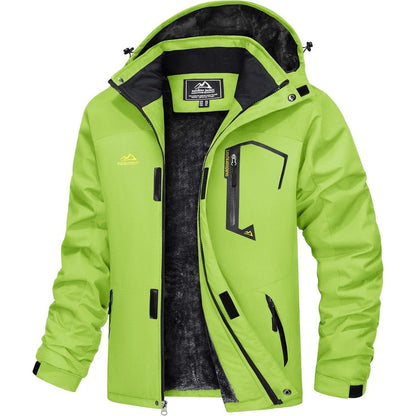 Herren Winterjacke wasserdicht & winddicht mit Fleece-Futter