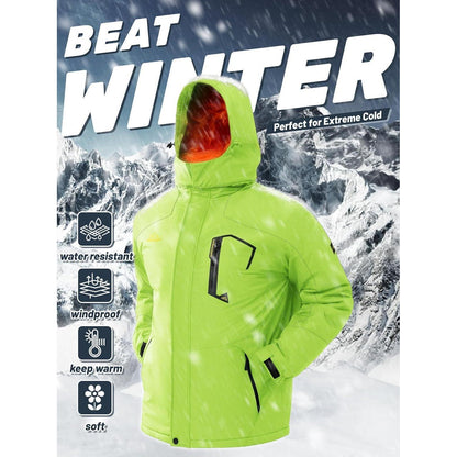 Herren Winterjacke wasserdicht & winddicht mit Fleece-Futter