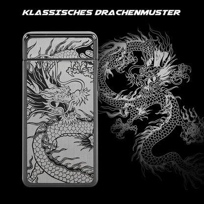Elektrisches Lichtbogen Feuerzeug USB Aufladbar Drache Winddicht