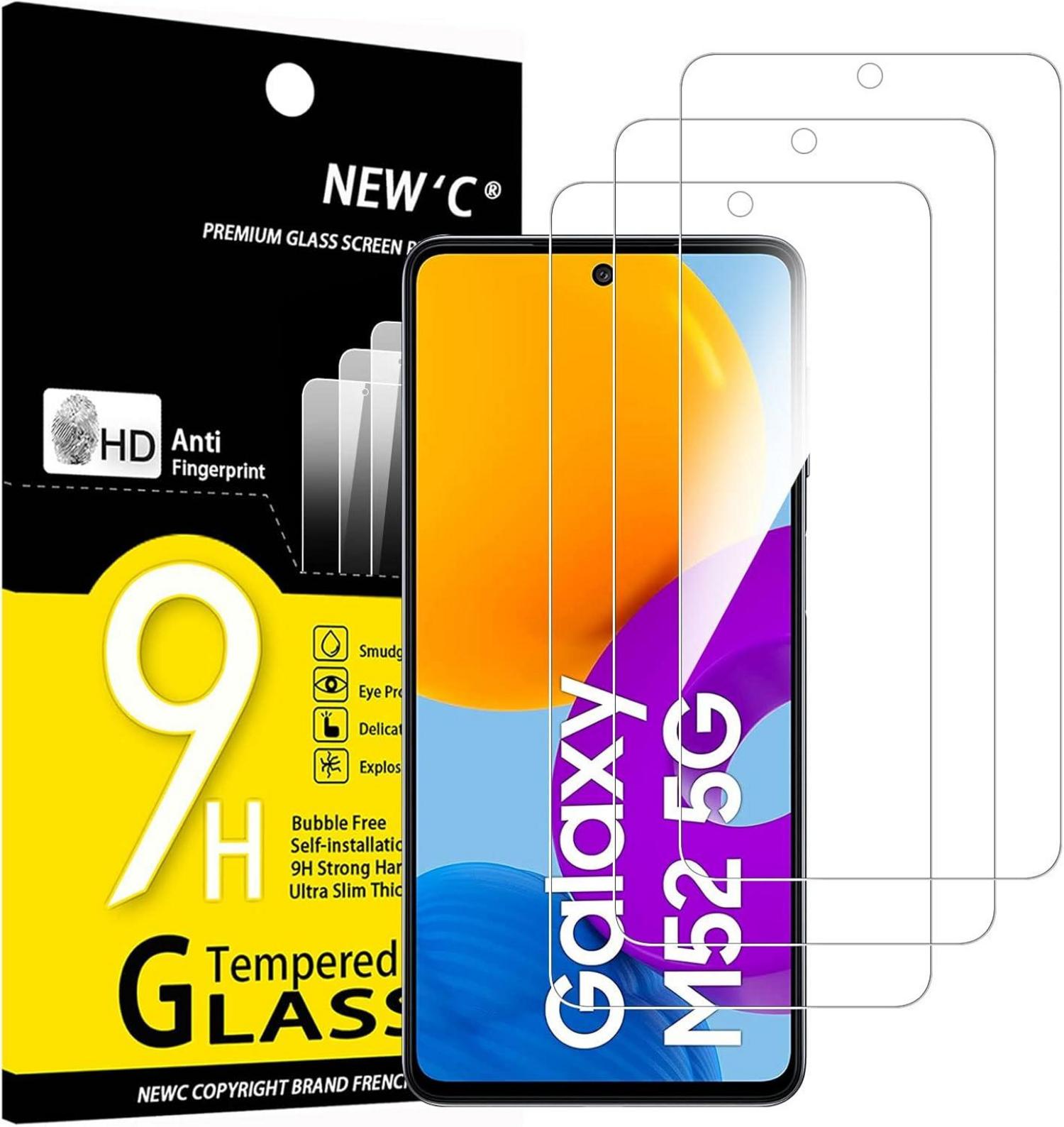 Panzer Schutzglas Samsung Galaxy M52 5G Displayschutzfolie 9H