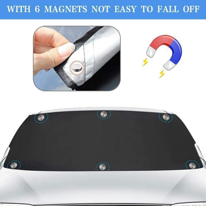 Frontscheibenabdeckung Auto 206x116cm Winterabdeckung Windshield Cover