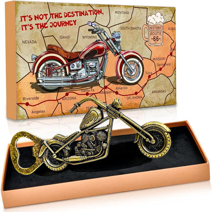 Motorrad Flaschenöffner Bier Vintage Geschenk Männer