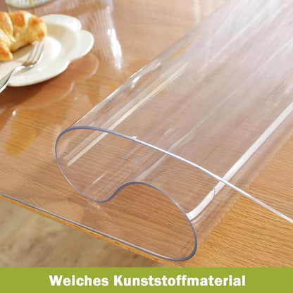 Transparente Tischfolie 1.5mm Kratzfest 40x60cm Abwaschbar