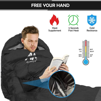 Schlafsack Outdoor Deckenschlafsack -20°C Koppelbar 4 Jahreszeiten