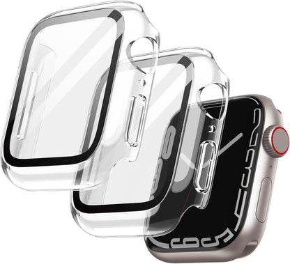 Schutzhülle Displayschutz Apple Watch Series 9 8 7 41mm 2 Stück