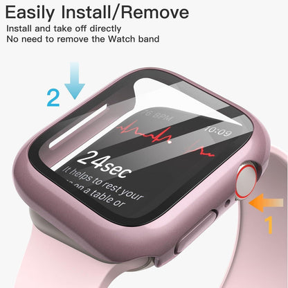 Apple Watch Series 9 8 7 45mm Schutzhülle Displayschutz